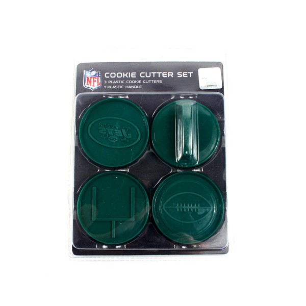New York Jets - 4PC Cookie Cutter Sets - 12 Sets For $24.00 - Wholesale New York Jets Products - Jets Merchandise