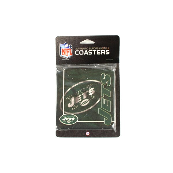 New York Jets Coasters - 6Pack Perfboard Euro Style Coaster Sets - 12 Sets For $18.00 - Wholesale New York Jets Products - Jets Merchandise 2