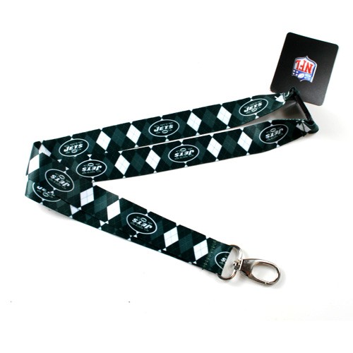 New York Jets Lanyards - Argyle Style Lanyards - 12 For $24.00 - Wholesale New York Jets Products - Jets Merchandise