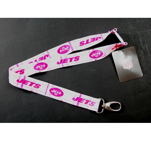 New York Jets Lanyards - Pink Plaid Style Lanyards - 12 For $24.00 - Wholesale New York Jets Products - Jets Merchandise