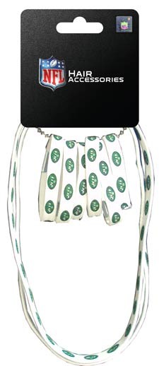 New York Jets Merchandise - 8PC Pony/Headband Set - $3.50 Per Set - Wholesale New York Jets Products - Jets Merchandise