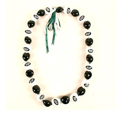 New York Jets Necklaces - 18" KuKui Shell Necklaces - $6.50 Each - Wholesale New York Jets Products - Jets Merchandise