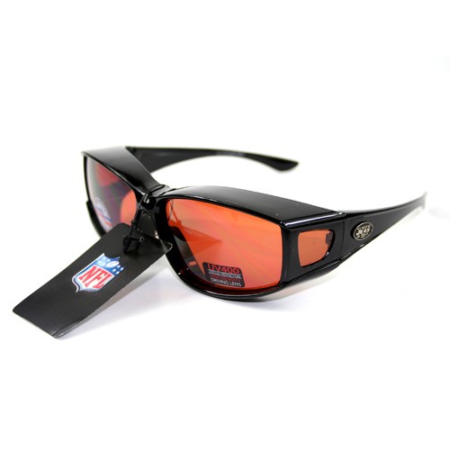 New York Jets Sunglasses - Large OTGMaxx Shields - 12 For $48.00 - Wholesale New York Jets Products - Jets Merchandise