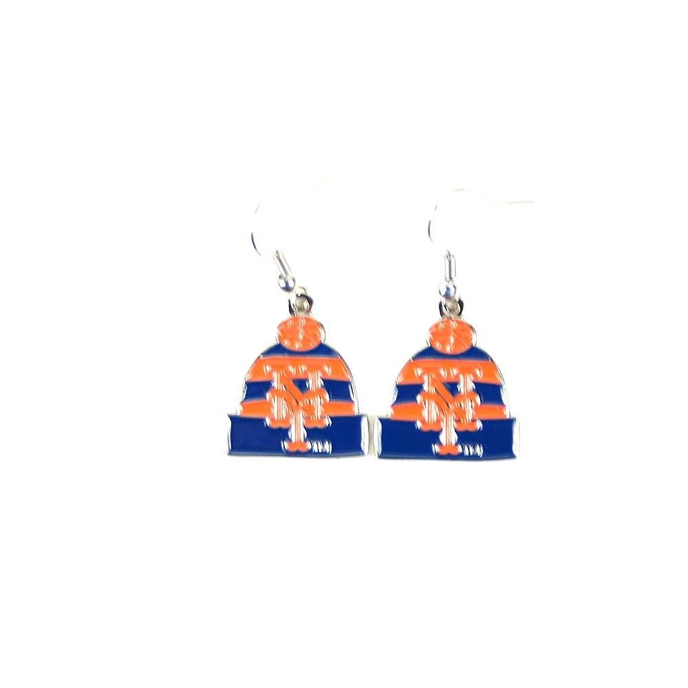 New York Mets Earrings - The KNITSTER - $3.00 Per Pair - Wholesale New York Mets Products - Mets Merchandise