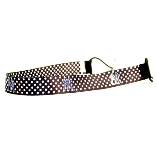 New York Yankees - Polka Dot Headbands - 12 For $30.00 - Wholesale New York Yankees Products - Yankees Merchandise