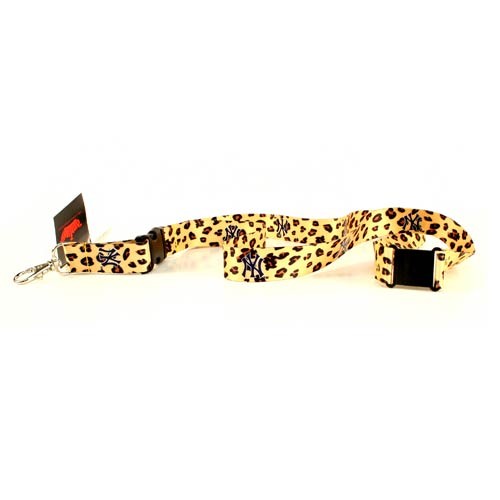 New York Yankees - The LEOPARD Series Lanyards - 12 For $30.00 - Wholesale New York Yankees Products - Yankees Merchandise