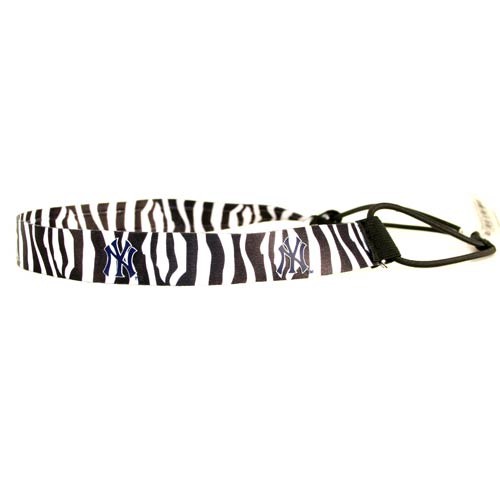 New York Yankees - Zebra Style Headbands - 12 For $30.00 - Wholesale New York Yankees Products - Yankees Merchandise