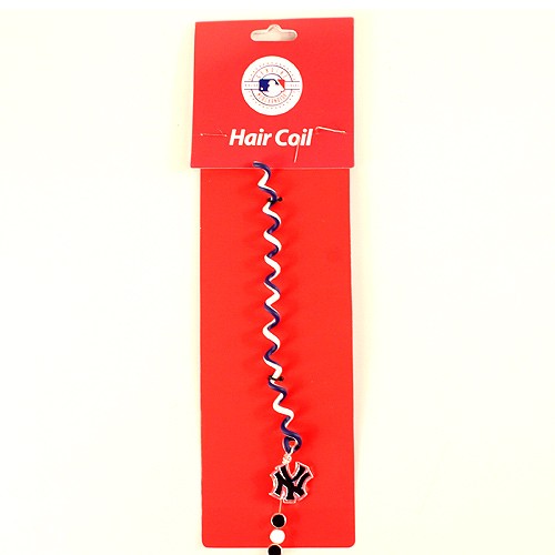 New York Yankees Accessories - Hair Coil - 12 For $24.00 - Wholesale New York Yankees Products - Yankees Merchandise