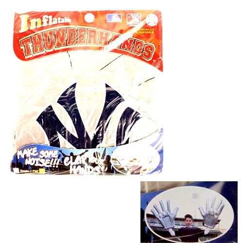 New York Yankees Baseball - Thunder Hands Set - 12 Sets For $36.00 - Wholesale New York Yankees Products - Yankees Merchandise