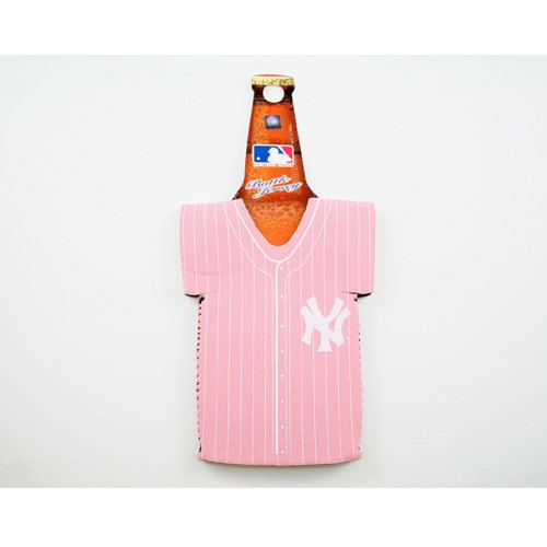 New York Yankees Bottle Huggies - Pink Jersey Style Huggies - 12 For $12.00 - Wholesale New York Yankees Products - Yankees Merchandise