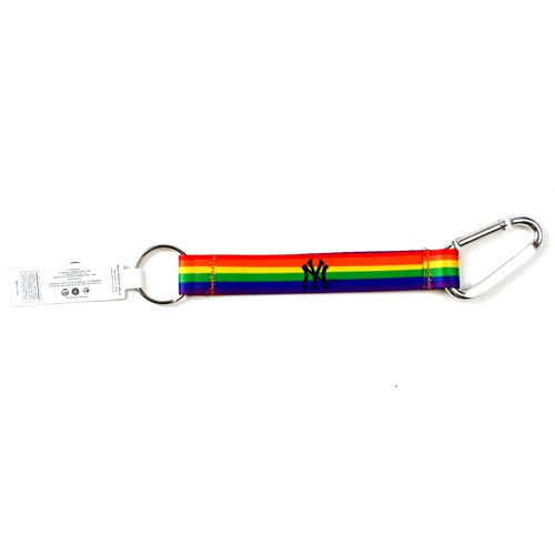 New York Yankees Carabiners - Rainbow Style 8" Carabiners - 12 For $24.00 - Wholesale New York Yankees Products - Yankees Merchandise