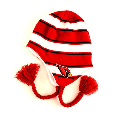 Arizona Cardinals Wear - Red.White Striped Mongolian Beanies - $8.50 Each