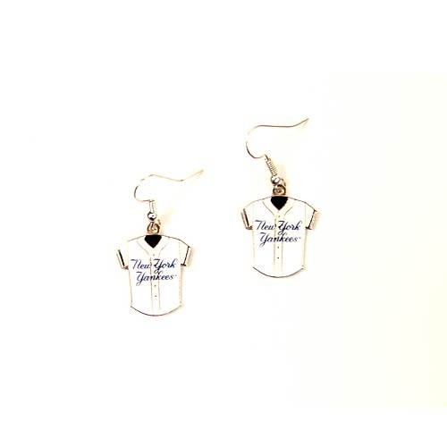 New York Yankees Earrings - Gamer JERSEY Style - $3.00 Per Pair - Wholesale New York Yankees Products - Yankees Merchandise