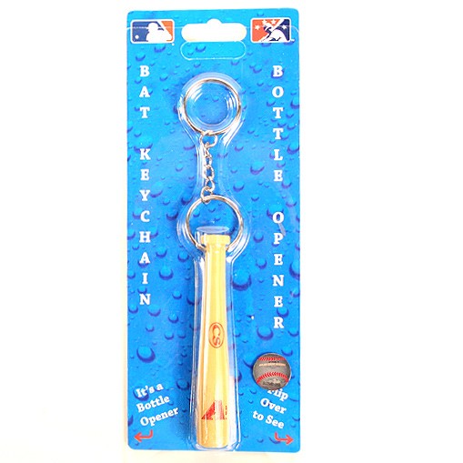 Arizona DBacks Baseball - Bat With Bottle Opener Keychain - 12 For $18.00