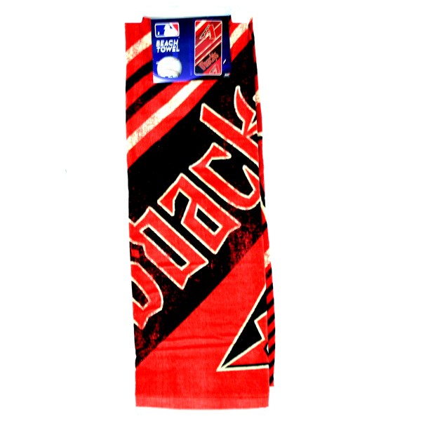 Arizona DBacks Beach Towels - Full Size - 2 For $16.00