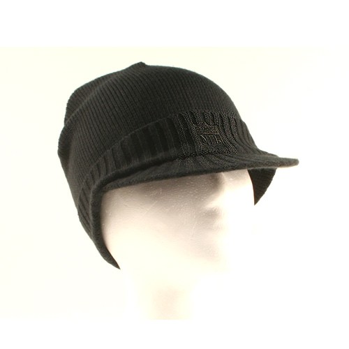 NFL Knits - Black Billed NFL Logo Tonal Beanies - $3.00 Each