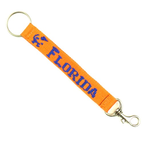 NON-LICENSED - Florida Carabiner Keychians - ORANGE - 12 For $6.00
