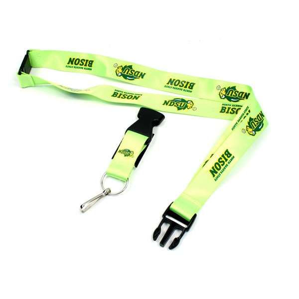North Dakota State Bisons - Premium 2-Sided FULL Neon Lanyards - 12 For $30.00 - North Dakota State