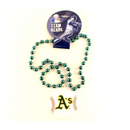 Oakland A's Beads - CLOSEOUT Style Beads - 12 Beads For $30.00 - Wholesale Oakland Athletics Products - Athletics Merchandise
