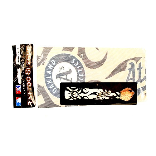 Oakland Athletics Baseball - Arm Tattoo Sleeve - 12 For $24.00 - Wholesale Oakland Athletics Products - Athletics Merchandise