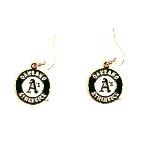 Oakland Athletics Earrings - AMCO Series2 - Dangle Earrings - $2.75 Per Pair - Wholesale Oakland Athletics Products - Athletics Merchandise