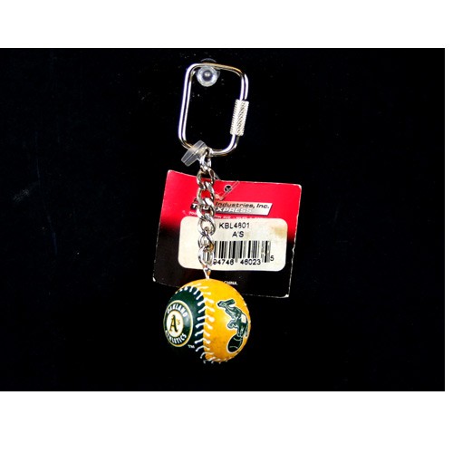 Oakland Athletics Keychains - Baseball Style - 12 For $18.00 - Wholesale Oakland Athletics Products - Athletics Merchandise