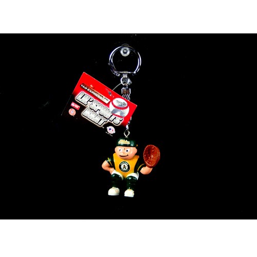 Oakland Athletics Keychains - Catcher Style - Lil Bratz - 12 For $18.00 - Wholesale Oakland Athletics Products - Athletics Merchandise