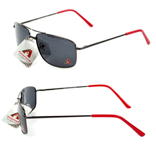Arizona DBacks Sunglasses - GunMetal Style - 12 Pair For $48.00