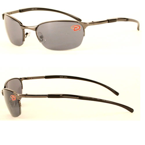 Arizona Dbacks Sunglasses - Metal Frame Sunglasses - 12 Pair For $60.00 - Wholesale Arizona DBacks Products - DBacks Merchandise