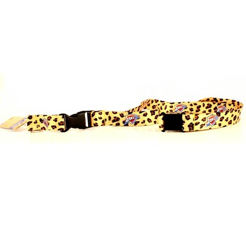 Oklahoma City Thunder - The LEOPARD Style Lanyards - 12 For $30.00 - Oklahoma City Thunder