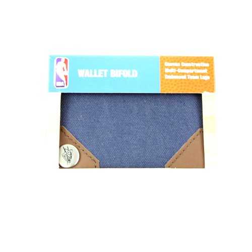 Oklahoma City Thunder Wallet - Blue Canvas Bi-Fold Style - 2 For $10.00 - Oklahoma City Thunder