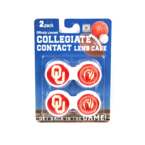 Oklahoma Sooners - 2Pack Set Contact Lens Cases - 12 Sets For $18.00  - Oklahoma