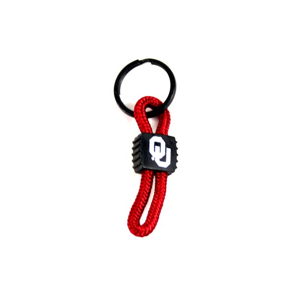 Oklahoma Sooners Keychains - ROPE Style Keychains - 12 For $15.00 - Oklahoma