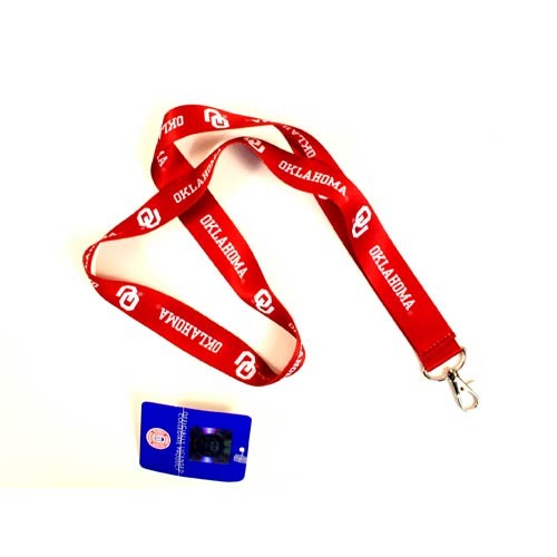 Oklahoma Sooners Lanyards - HOT MARKET Style - 24 For $24.00 - Oklahoma
