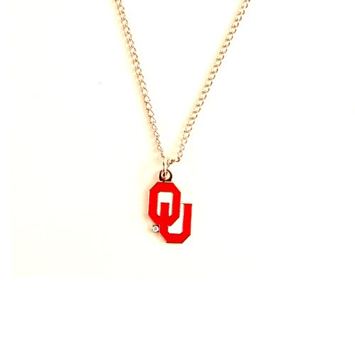 Oklahoma Sooners Necklaces - AMCO Metal Chain and Pendant - $3.00 - Oklahoma