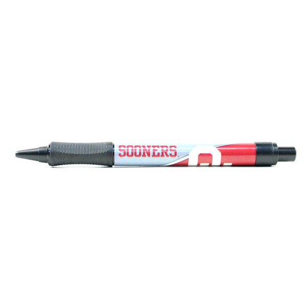 Oklahoma Sooners Pens - Bulk Packed Soft Grip Pens - 24 For $24.00 - Oklahoma