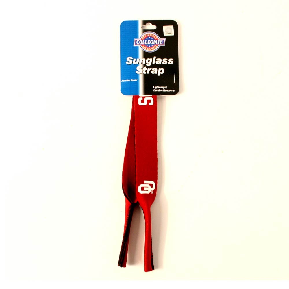 Oklahoma Sooners Sunglass Croakies - Neoprene Sunglass Straps - 12 For $30.00 - Oklahoma