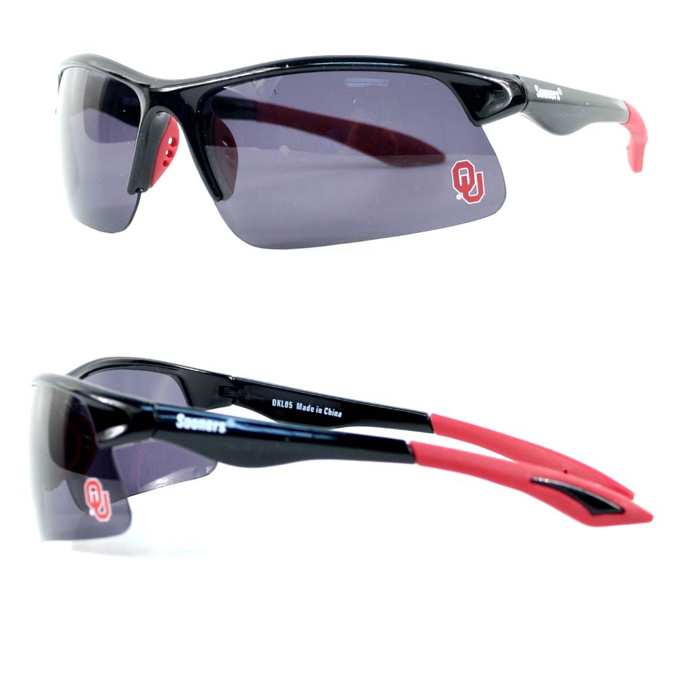 Oklahoma Sooners Sunglasses - Cali Style SPORT05 - 12 Pair For $66.00 - Oklahoma