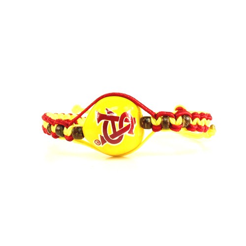 Arizona State Bracelets - Single Nut Macramé Bracelets - 12 For $30.00 - Arizona State