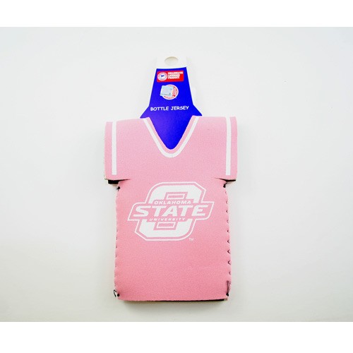 Oklahoma State Bottle Huggies - Pink Jersey Style Huggies - 12 For $12.00 - Oklahoma State