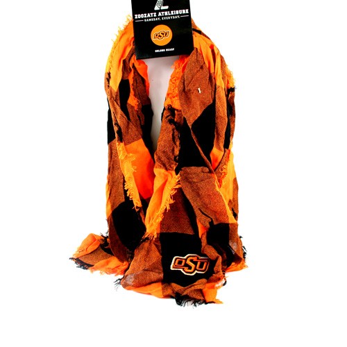 Oklahoma State Cowboys - Buffalo Check Style Infinity Scarves - 2 For $15.00 - Oklahoma State