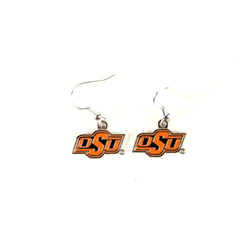 Oklahoma State Cowboys Earrings - AMCO Series2 - Dangle Earrings - 12 Pair For $30.00 - Oklahoma State