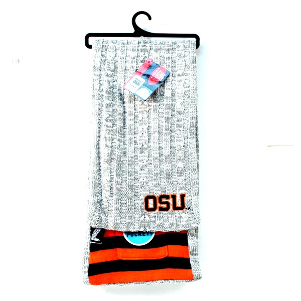 Oklahoma State Cowboys Scarves - LIGHT GRAY Varsity Style - $8.50 Each - Oklahoma State