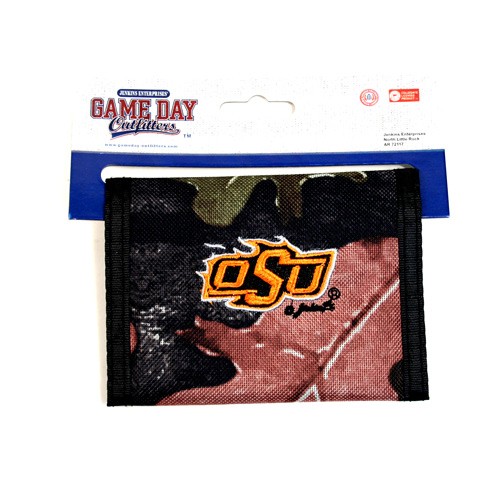 Oklahoma State Cowboys Wallets - Nylon Embroidered GameDay Style - 12 For $30.00 - Oklahoma State