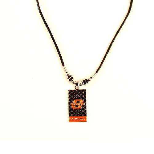 Oklahoma State Necklaces - Diamond Plate Style - 12 For $39.00 - Oklahoma State