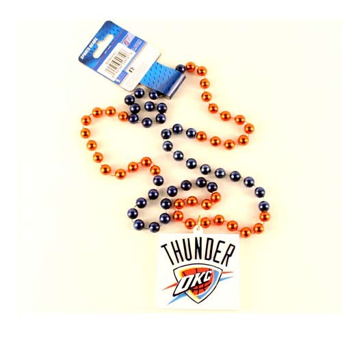 Oklahoma Thunder Beads - 22" Team Beads - $3.50 Each - Oklahoma City Thunder
