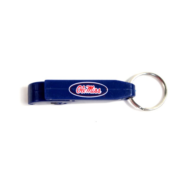 Ole Mississippi Keychains - Bottle Opener POP IT Style - 24 For $24.00 - Mississippi Rebels (Ole Miss)