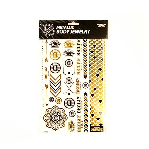 Opportunity Buy - Boston Bruins Tattoos - 2Pack Body Tattoos - 6"x10" - 12 Sets For $24.00 - Boston Bruins