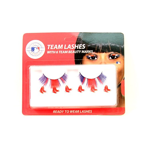 Opportunity Buy - Boston Red Sox Team Eyelash Sets - 12 Sets For $24.00 - Wholesale Boston Red Sox Products - Red Sox Merchandise