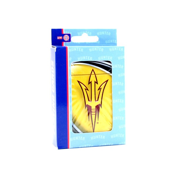 Arizona State Playing Cards - Hunter Style - Yellow Spear Logo - 12 Decks For $30.00 - Arizona State